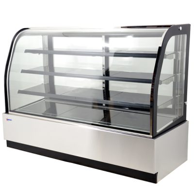 OMCAN 43549 Dual Service Open Refrigerated Floor Display Case 36" RE-CN