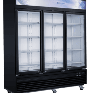 Dukers Glass Door Merchandiser Freezer – Swing Door, 69 cu ft