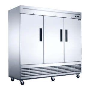 Dukers Reach-In Freezer – Bottom Mount, 3 Door