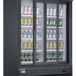 Dukers Glass Door Merchandiser Refrigerator – Sliding Door, 32 cu ft