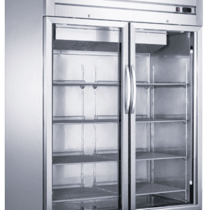 Dukers Reach-In Refrigerator – Top Mount, 2 Door, Glass Door (Copy)