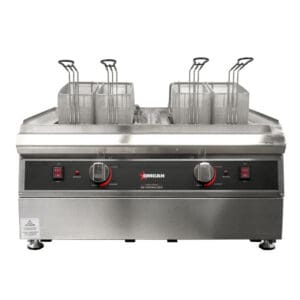 OMCAN 2 x 2.5 Gallon (9L) Double Tank Electric Countertop Pasta Cooker (240V) -- 41883